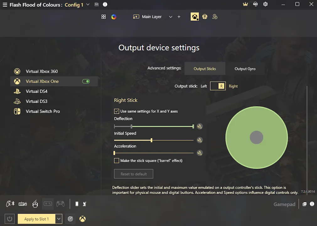reWASD Remap Triggers
