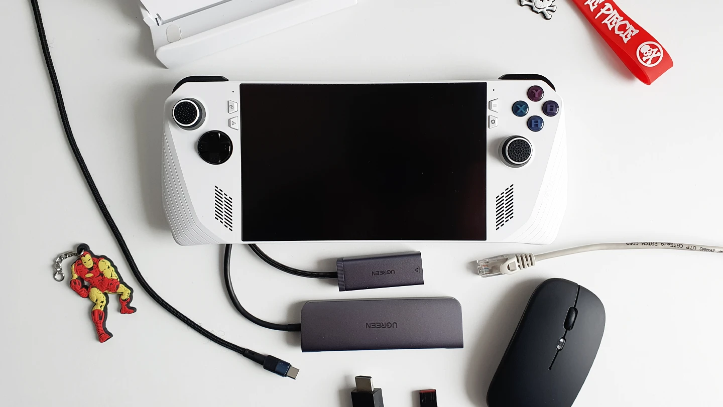 Asus Rog Ally with Docker Station