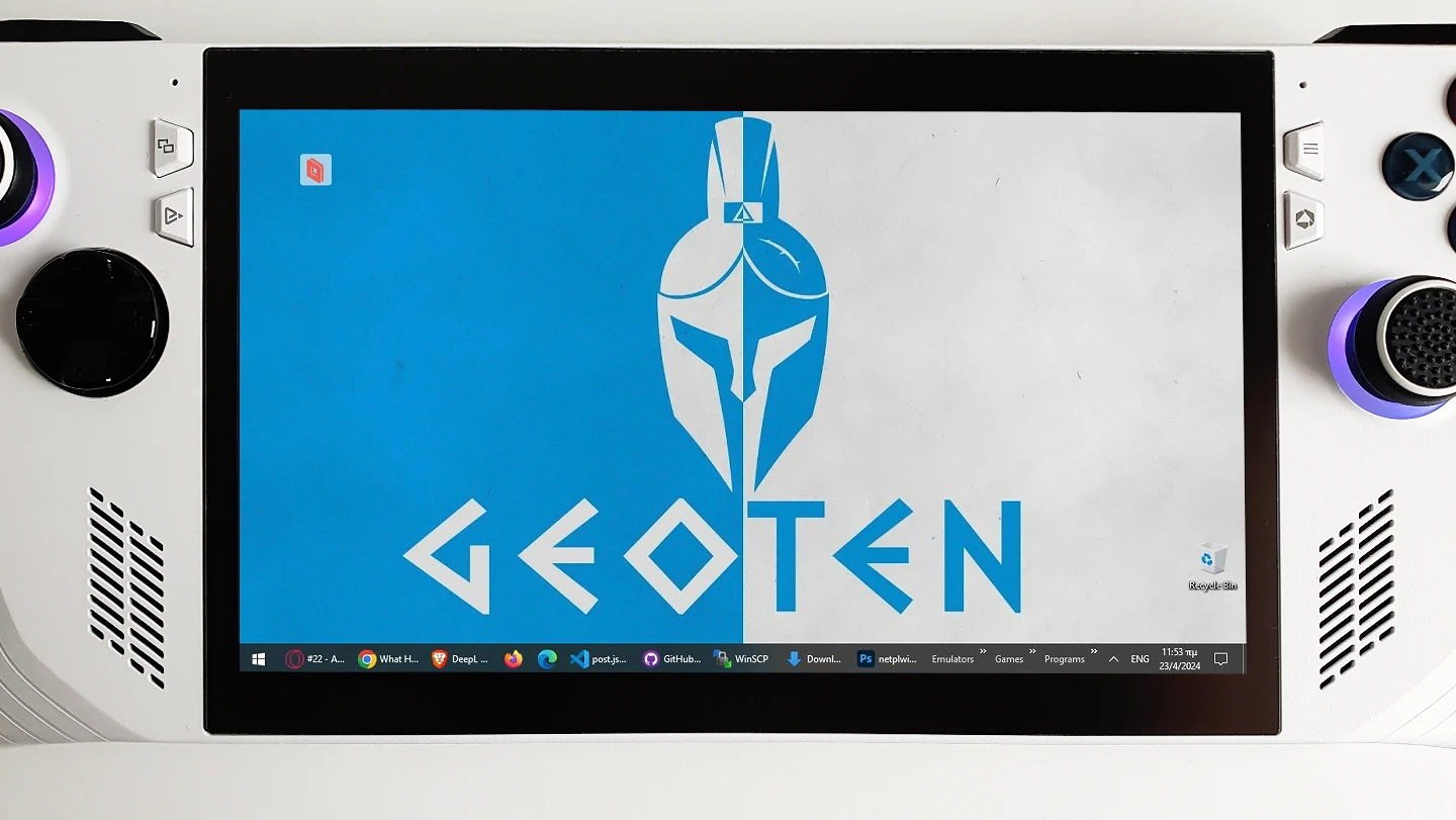 Asus Rog Ally with Parsec