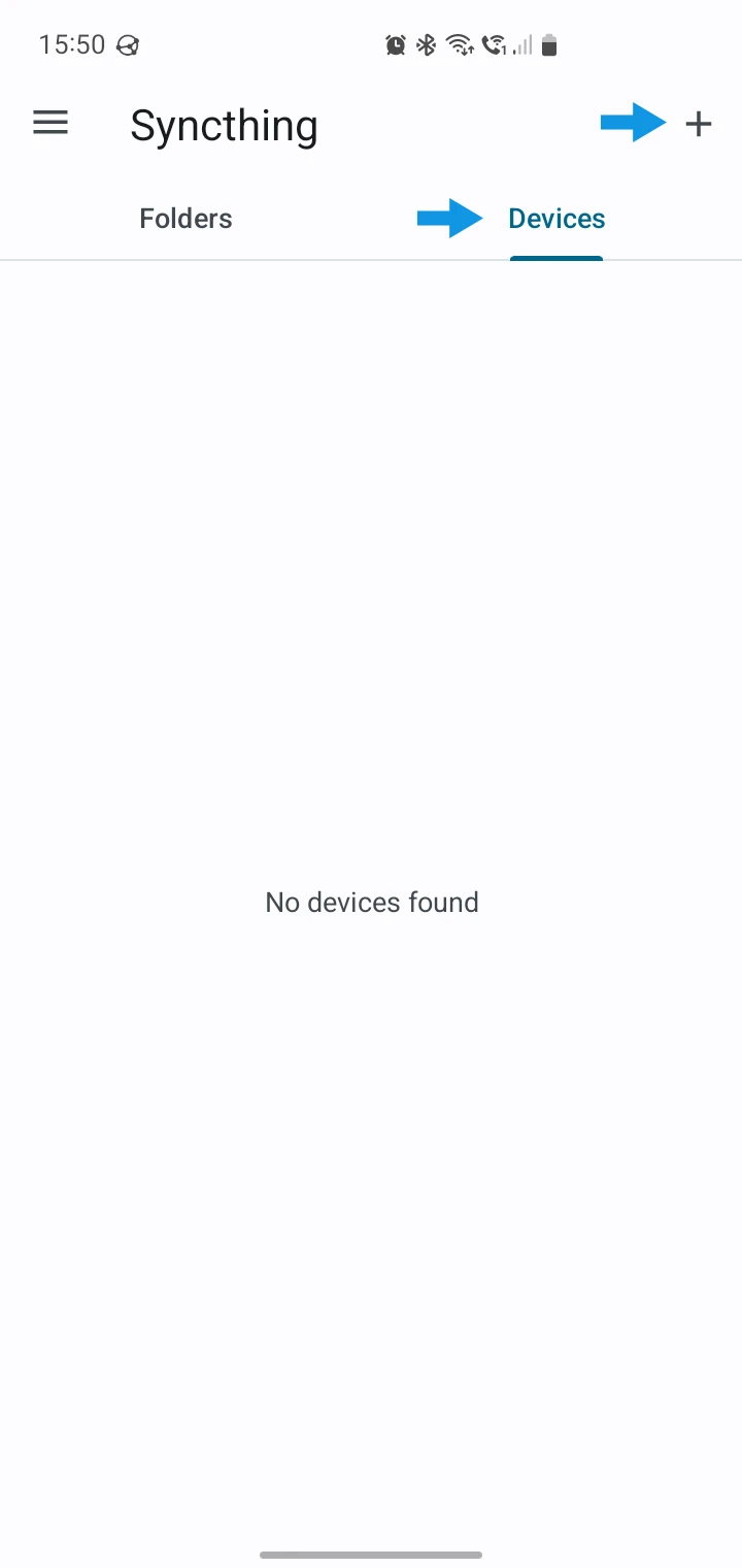 Syncthing Add Device