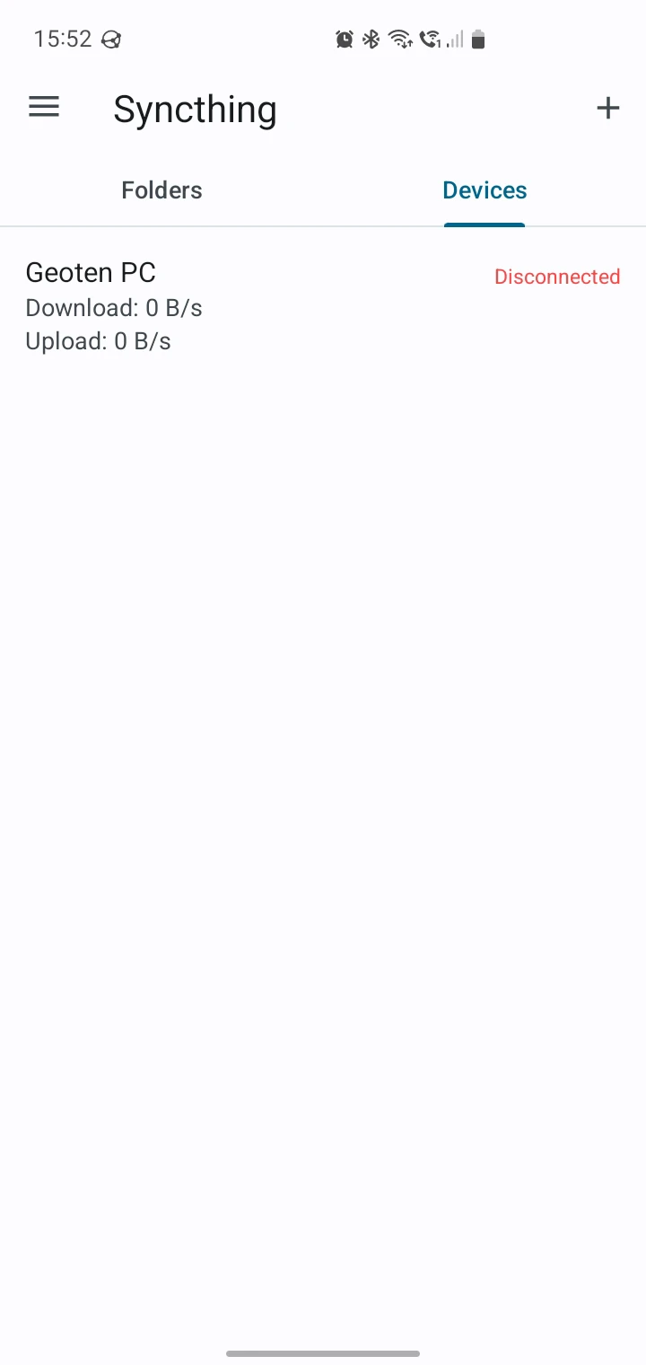 Syncthing Add Device