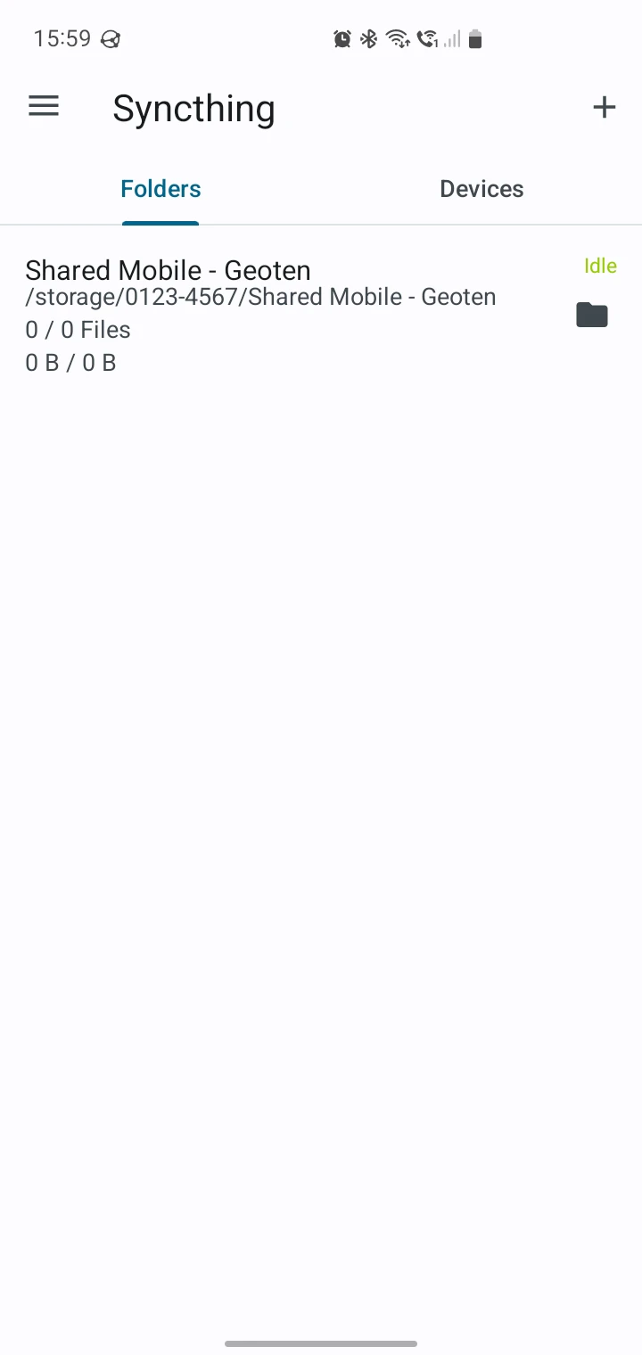 Syncthing Share Folder